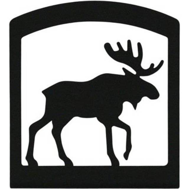 Village Wrought Iron NH-19 Moose Napkin Holder