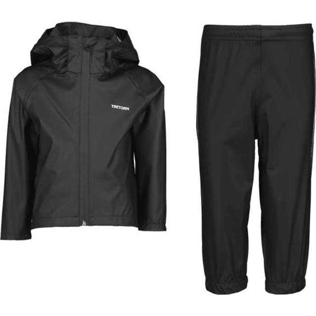 Tretorn Packable Regnsæt, Black 110-116