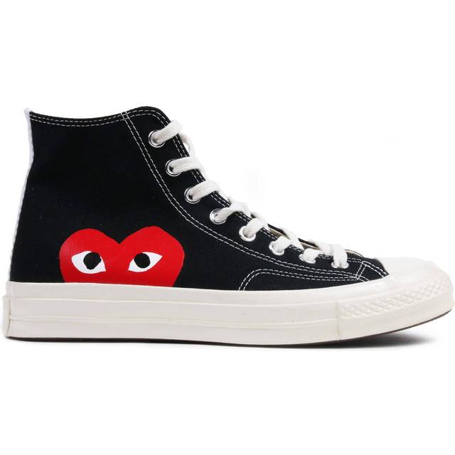 Converse x Comme Des Garçons PLAY Big Heart Canvas High-Top Sneaker