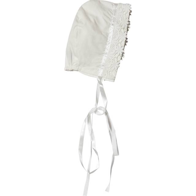 Jocko Dopmössa Bomull Med Spetskant (Offwhite)