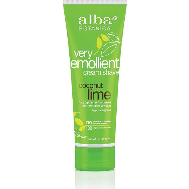 Alba Botanica Very Emollient Cream Shave Coconut Lime 8 fl oz