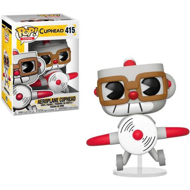 Funko 34475 POP Vinyl: Games Cuphead in Aeroplane, Multi