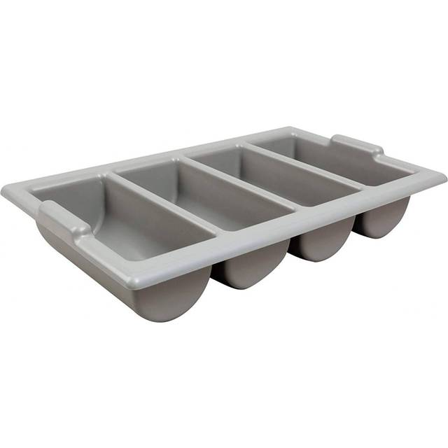 Beaumont 4 Compartment Cutlery Tray Grey 320x525mm