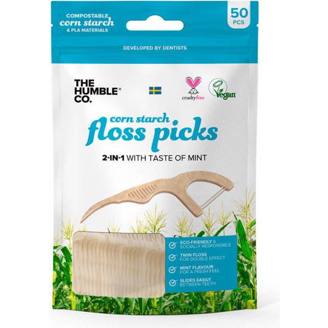 Humble Dental Floss Picks - Mint (50 pack)