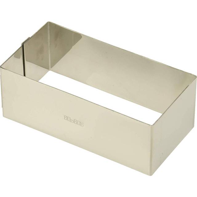 Ibili 722712 rektangulär rektangulär rostfritt stål, 12 x 6 x 4,5 cm, silver