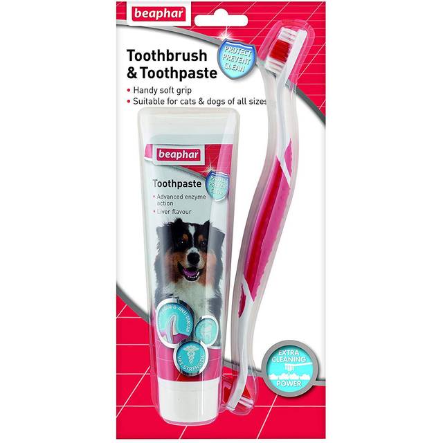 beaphar Toothbrush & Toothpaste - Toothbrush & Toothpaste Kit