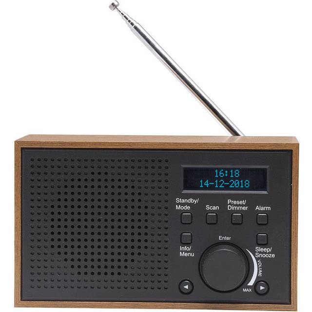 Denver 1954044 Radio, 10.3 x 17 x 9.5 cm, Svart