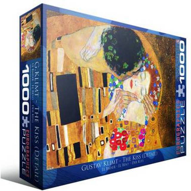 Eurographics the Kiss (Detail) by Gustav Klimt Puzzle (1000 Pieces)