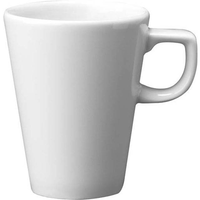 Churchill Plain Whiteware Cafe Latte Mugs 340ml (Pack of 12)