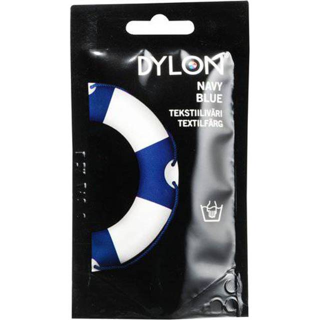 DYLON Hand Dye, Fabric Dye Sachet for Clothes, Soft Furnishings and Projects, 50 g - Navy Blue