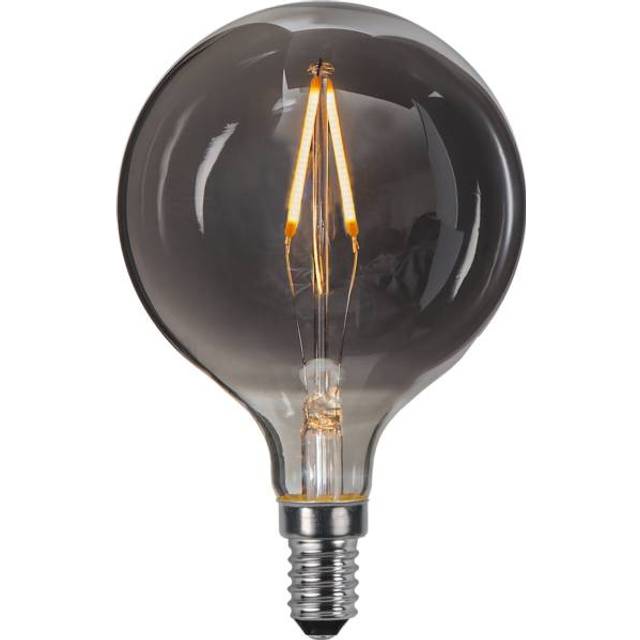 Dimbar LED glob Ø80 heavy smoke 2100K 45lm E14 1,5W