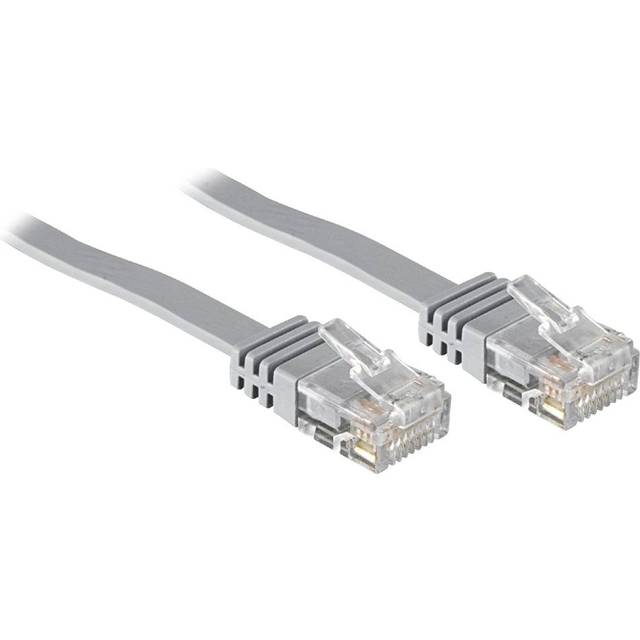 3m CAT6 U/UTP Flat Gigabit Network Cable, Grey