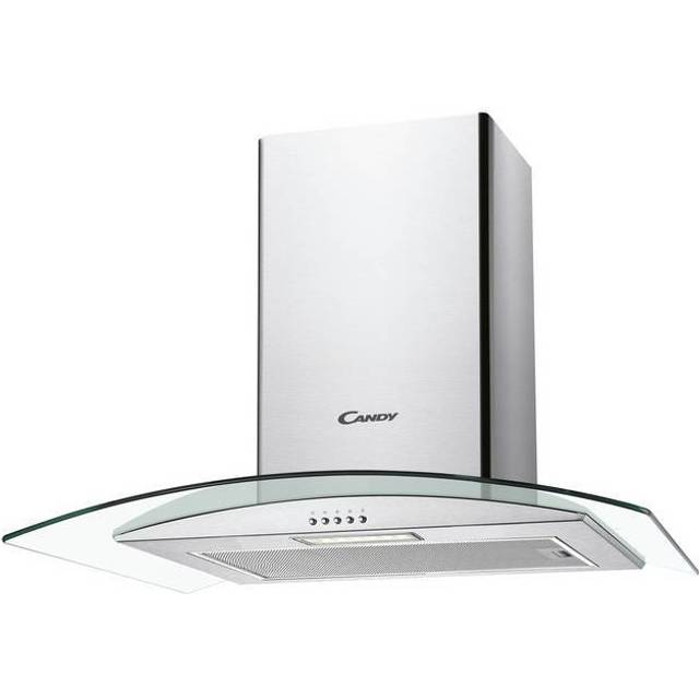 Candy CGM64/1X 60cm Chimney Cooker Hood - Stainless Steel / Glass