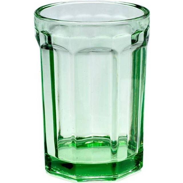 Serax - Verre Fish & Fish table - Vert - Verre pressé - Designer Paola Navone