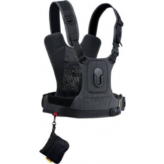 Cotton Carrier CCS G3 Camera Harness System for One Camera - Grey