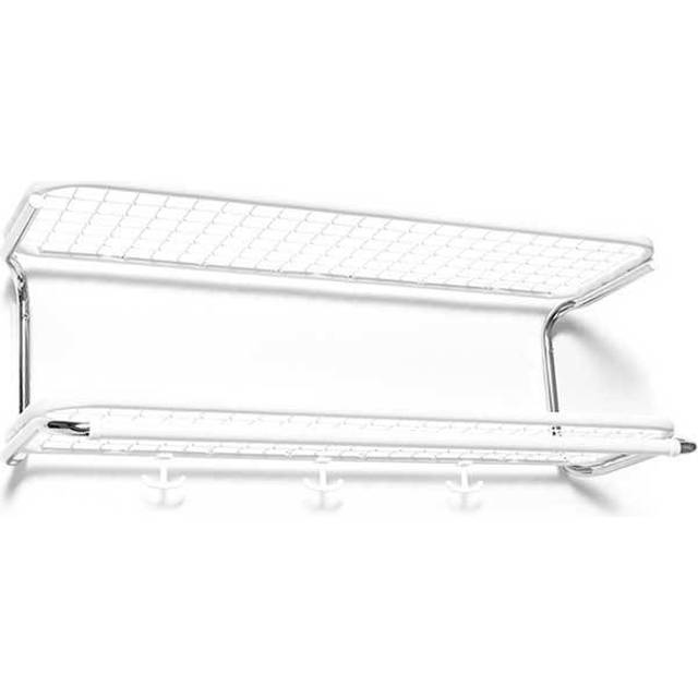 Essem Design - Classic 650 Hatthylla Svart/Krom, 80 cm - Hatthyllor och skohyllor - Gunnar Bolin - Silver,Svart - Metall/Plast