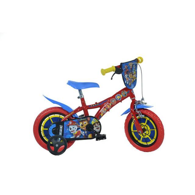 Dino Bikes 612L-PW Paw Patrol Bike, Röd, 30 cm