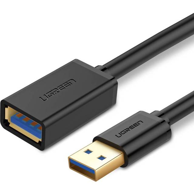 UGREEN 10373 USB Extension Lead Extender Cable Black 2m