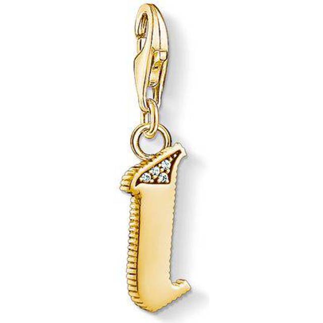 Thomas Sabo dam berlock berlock I bokstav guld berlock klubb 925 sterlingsilver 1615-414-39