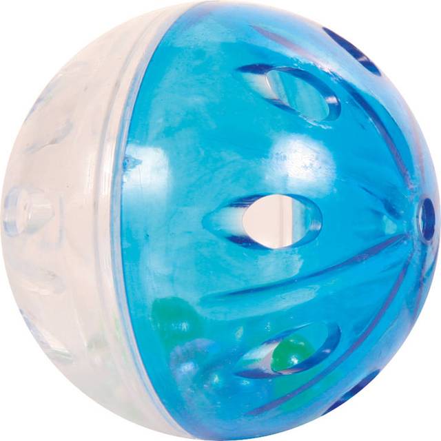 Boll med bjällra kattleksak 4-pack