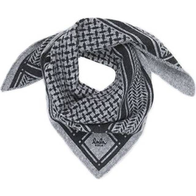 Lala Berlin Tørklæde Triangle Trinity Classic Scarf XS - City/Middle Grey Melange - gavehylden.dk