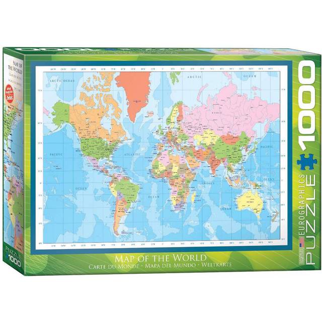 Jigsaw Puzzle - 1000 Pieces - World Map