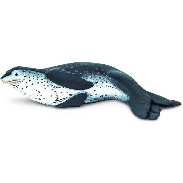 Safari Ltd. Leopard Seal Figurine  Detailed 5.75 Plastic Model Figure  Fun Educational Sea Life Play Toy for Boys  Girls & Kids Ages 3+