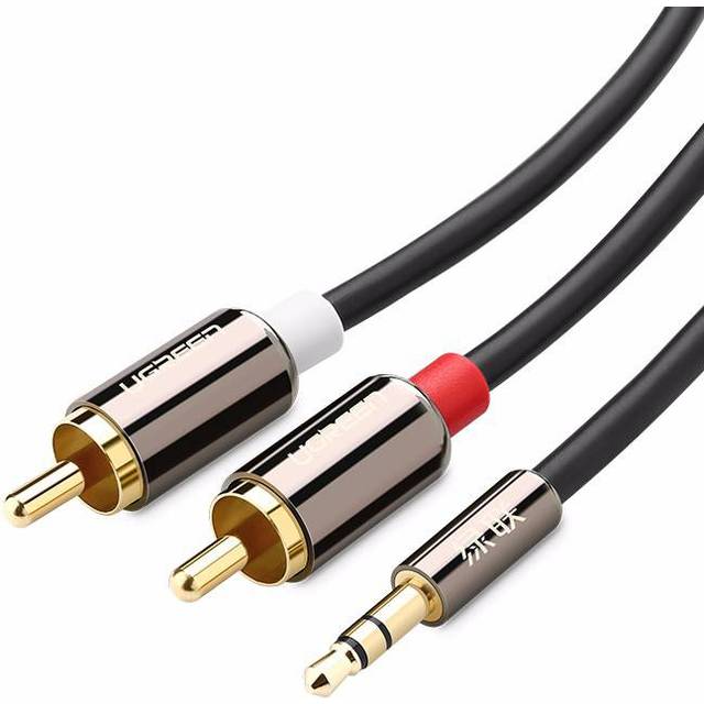 UGREEN RCA Audio Cable, 3.5mm Stereo Jack to 2 RCA Phono Y Audio Splitter Cable 5m for Surround Sound,Dolby Digital, DTS,DJ Controller, Speaker...