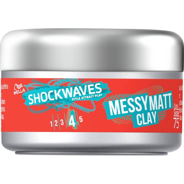 Wella Styling Wella Shockwaves Ultra Effective Go Mate Clay Wax 75 ml