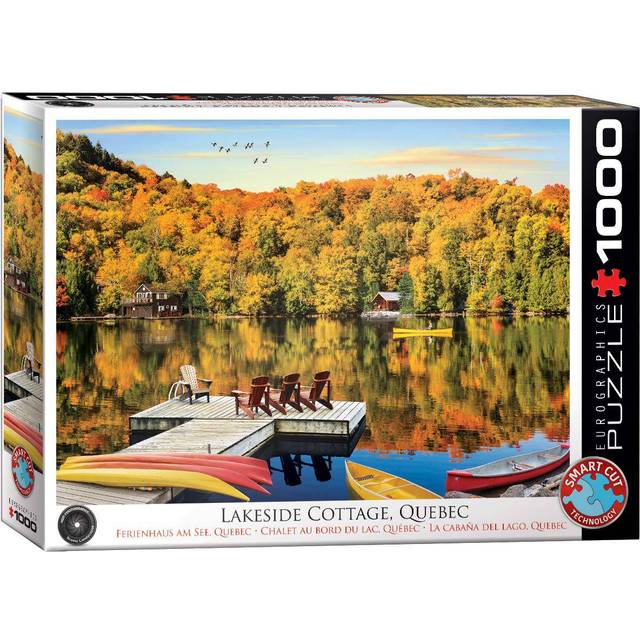 EG60005427 - Eurographics Puzzle 1000 Pc - Lakeside Cottage, Quebec