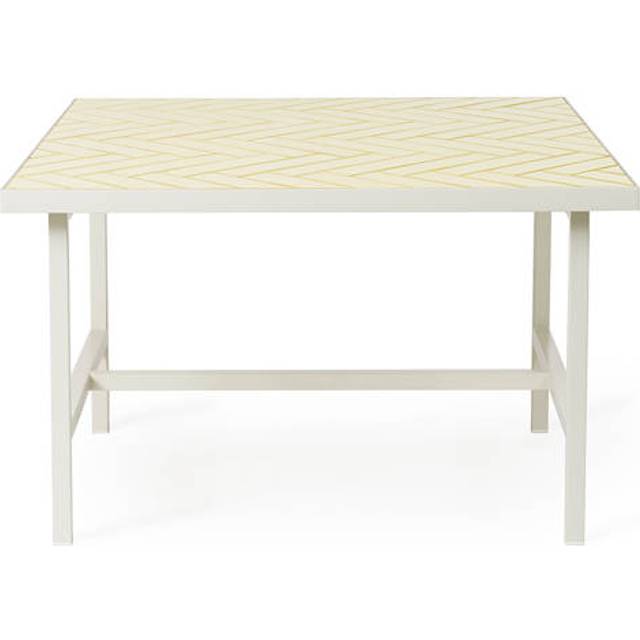 Herringbone Tile Coffee Table, Forest green