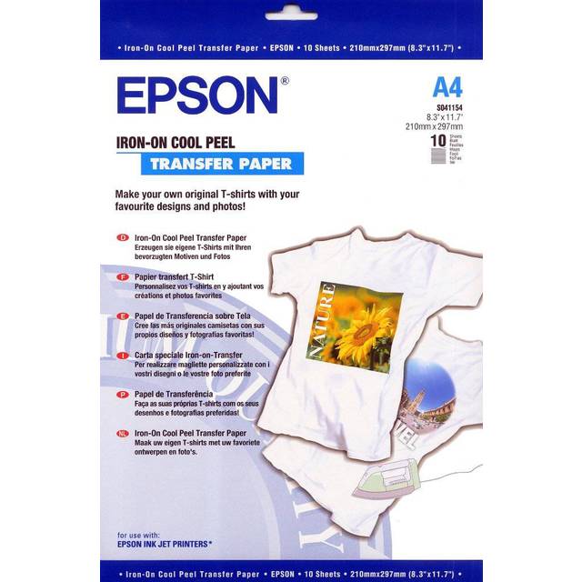 Epson A4 Iron On Transfer Pack 10sht