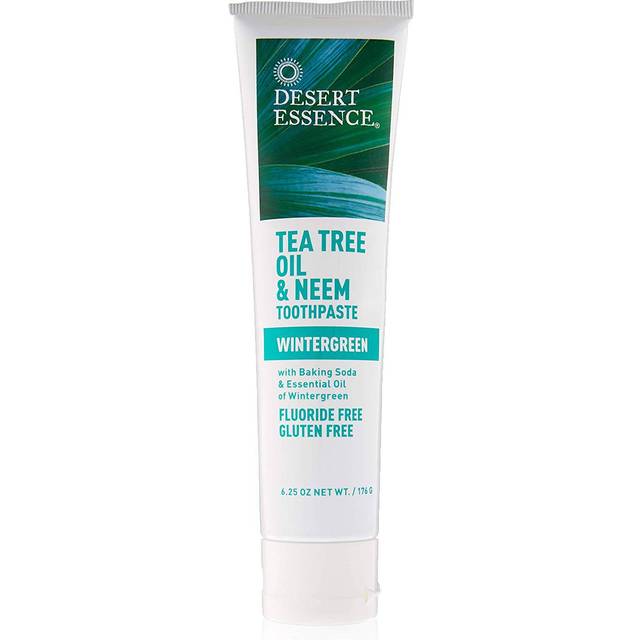 Desert Essence, Tea Tree Oil & Neem Toothpaste, Wintergreen, 6.25 oz (176 g)