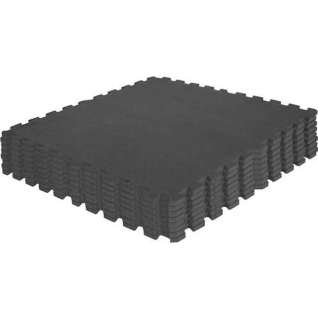 Gymgolv Gorilla Sports Gymgolv Träningsgolv Gymmatta - Set 6+12 ljus