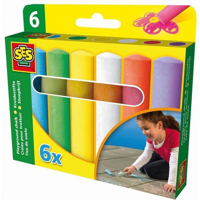 SES Creative Playground Chalk 6 pcs