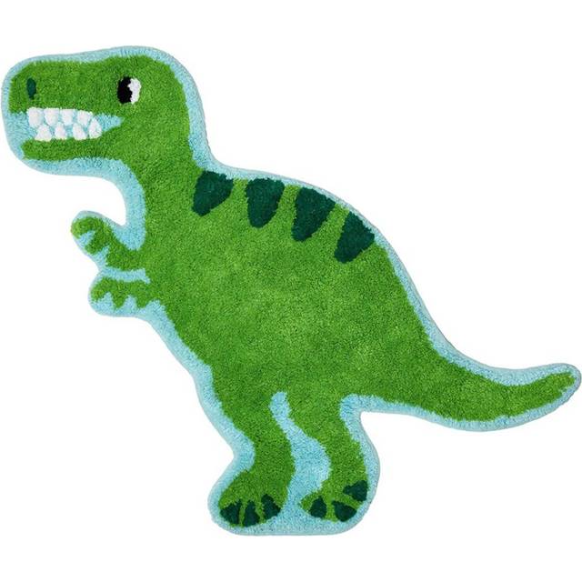Sass & Belle Roarsome Dinosaur T Rex Rug - Green