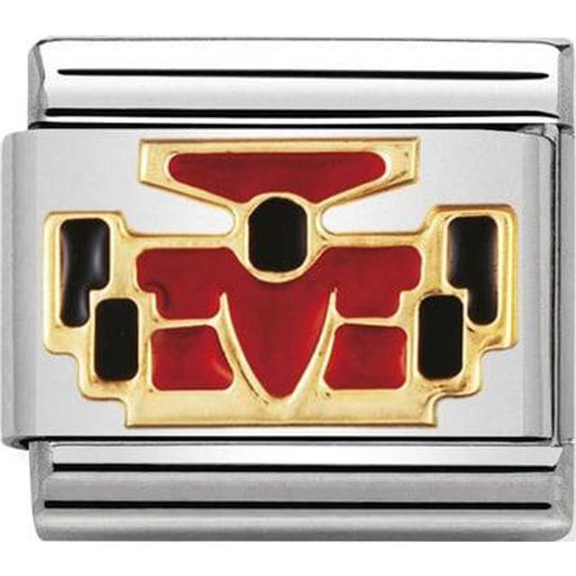 Nomination Classic Gold F1 Racing Car Sports &amp; Hobbies Charms