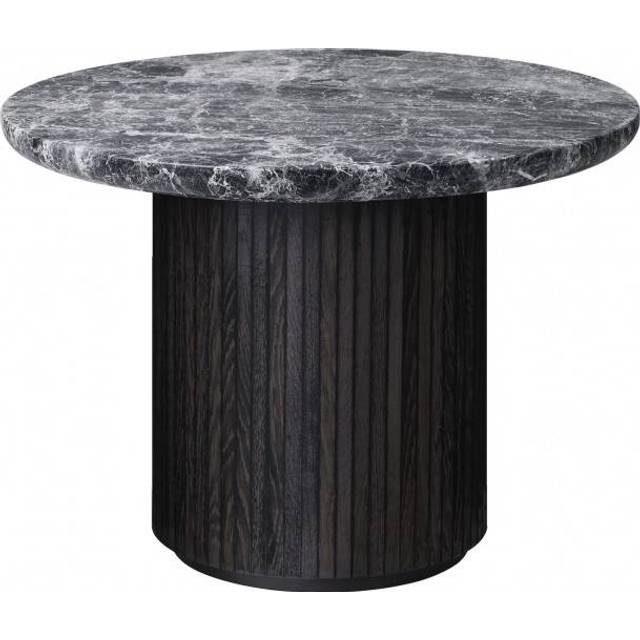 Gubi Moon Soffbord Runt Ø60 x H45 Brunsvart Ekfanér - Soffbord Svart Betsad Ek Brun - 10014379