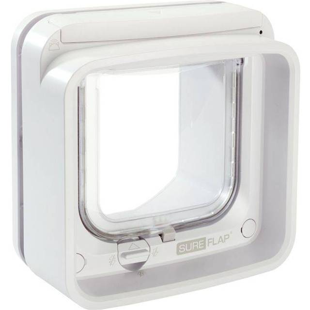 SureFlap Microchip Cat Flap Connect - SureFlap Microchip Cat Flap – White (requires SureFlap Hub)