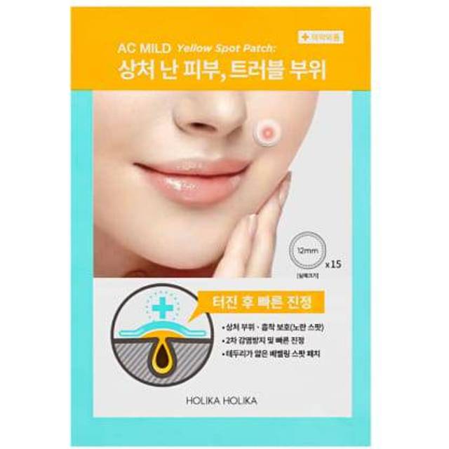 Holika Holika AC MILD Yellow Spot Patch 15 Pcs - 15 pcs