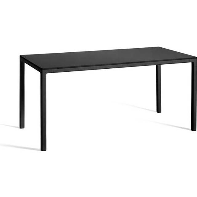 Hay T12 Bord 80x160 Cm Svart - Matbord & Barbord Aluminium Svart - AA619-A238
