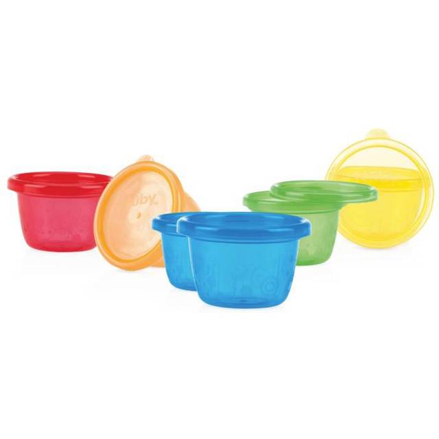 Nuby Snack Bowl Set 120 ml 6 st