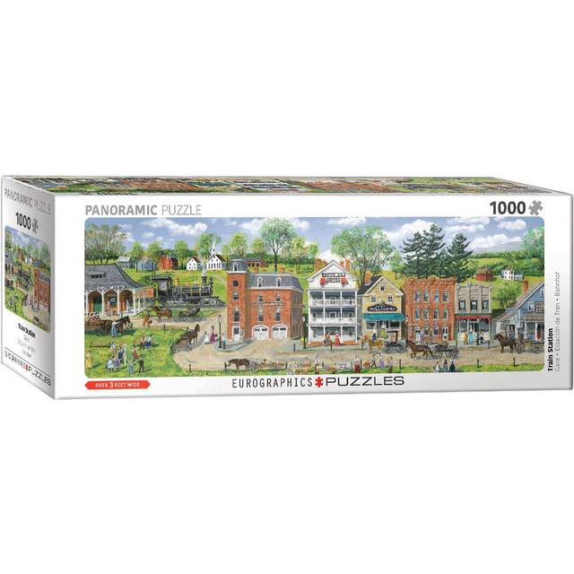 EuroGraphics (EURHR Train Station by Bob Fair 1000Piece Puzzle (Panorama) 1000Piece Jigsaw Puzzle