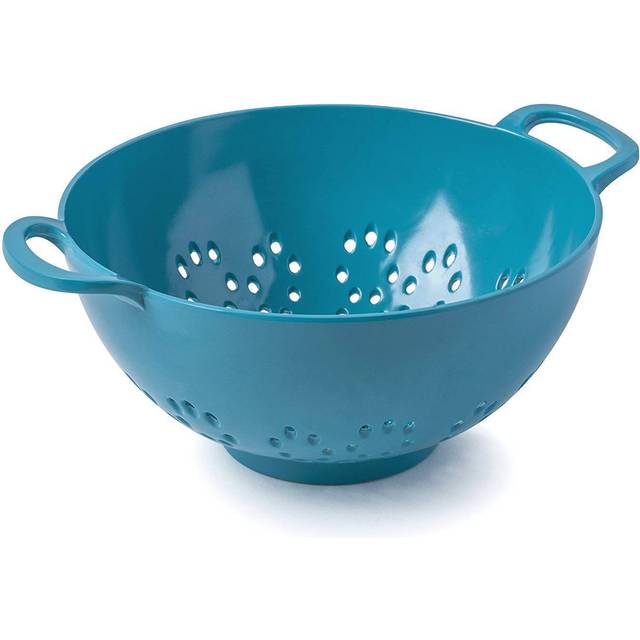 Premium Melamine Colander, Small 15cm - Aqua (7.5cm H X 15cm W)