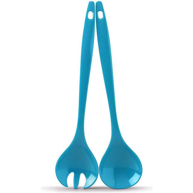 Salad Servers, Set of 2 - Aqua