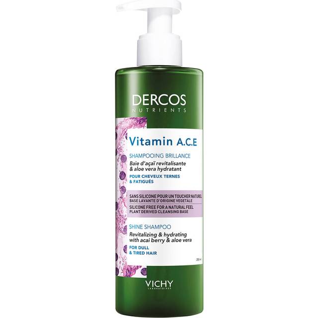 Vichy dercos nutrients vitamins a.c.e shampoo for dull and tired hair 250ml