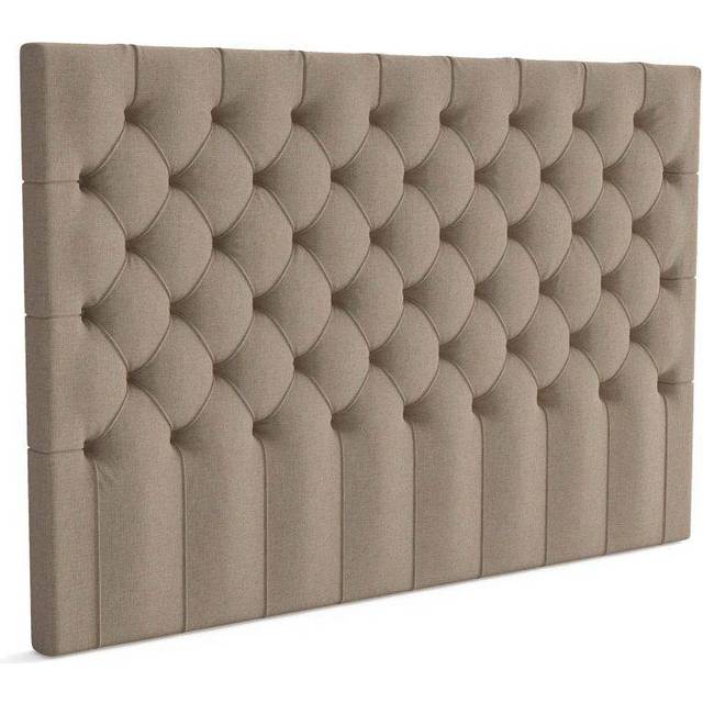 Ekens Sänggavel Djupknappad Sand 105 cm