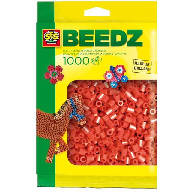 Iron on beads 1000 red