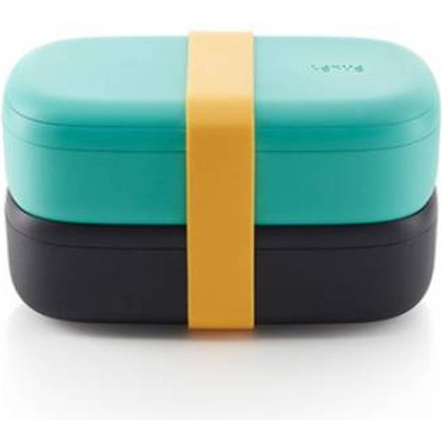Lekue, Turquoise Lunchbox-to-Go Travel Container Set, one Size, Turqoise