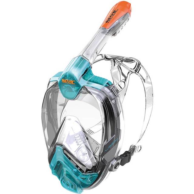 Seac Snorkelmask - Libera - Svart/Orange - Seac - S/M - Cykloper